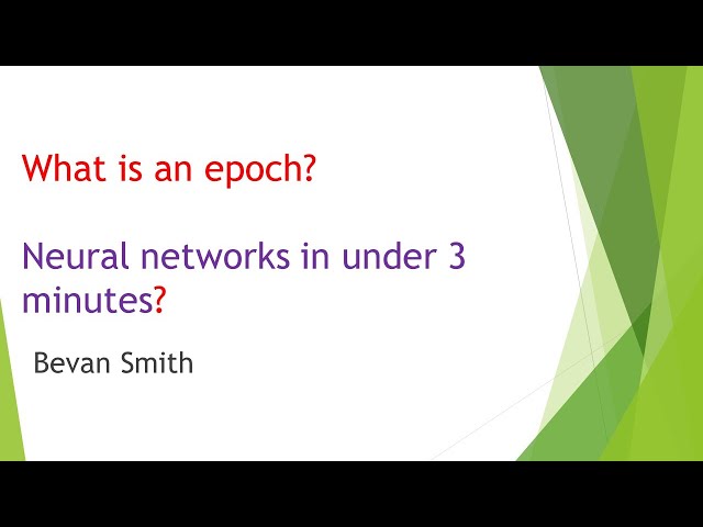 What is the Epoch Definition in Deep Learning?