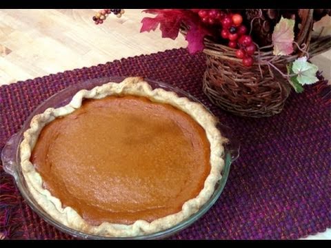 How to Make Homemade Pumpkin Pie from Scratch - Recipe Laura In The Kitchen Episode 63 - UCNbngWUqL2eqRw12yAwcICg