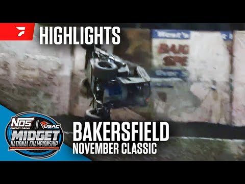 𝑯𝑰𝑮𝑯𝑳𝑰𝑮𝑯𝑻𝑺: USAC NOS Energy Drink National Midgets | Bakersfield Speedway | November 27, 2024 - dirt track racing video image