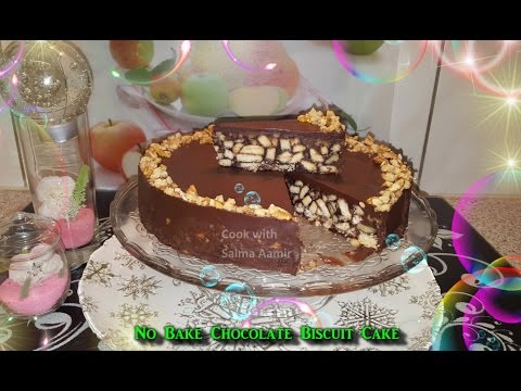 No Bake Chocolate Biscuit Cake نو بیک چاکلیٹ بسکٹ کیک / Cook With Saima - UCZ1YYnReRqDv-pYzYGVqh6g