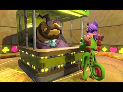 Yooka-Laylee 100% Walkthrough Part 4 - Capital Cashino (All Collectibles) - UCg_j7kndWLFZEg4yCqUWPCA