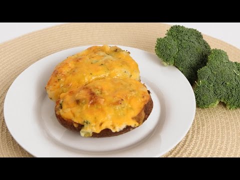 Cheddar Broccoli Twice Baked Potato Recipe - Laura Vitale - Laura in the Kitchen Episode 834 - UCNbngWUqL2eqRw12yAwcICg