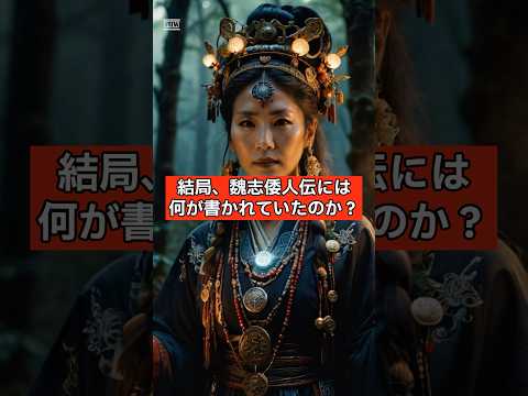 【古代文明】結局、魏志倭人伝には何が書かれていたのか？ #邪馬台国 #卑弥呼 #歴史 #ミステリー #未解明