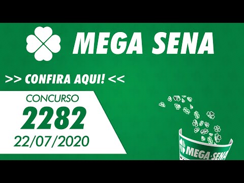 🍀 🍀 Resultado da Mega Sena 2282 - Mega Sena - 22/07/2020