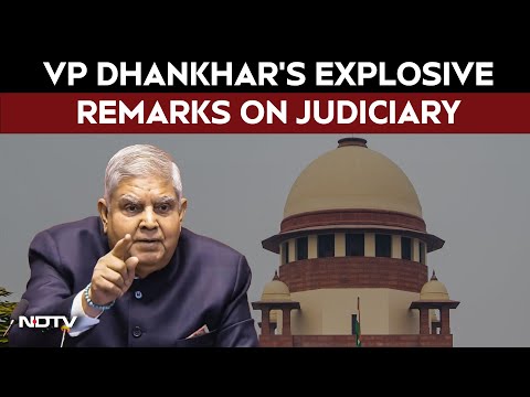Dhankhar On Supreme Court | "Nuclear Missile Against...": VP's All-Out Attack On Top Court