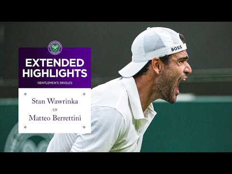 INCREDIBLE battle! | Stan Wawrinka v Matteo Berrettini | Extended Highlights | Wimbledon 2026
