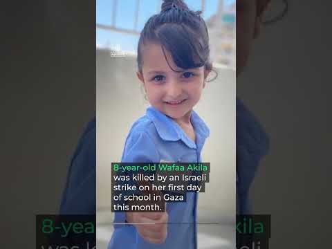 NFL player Azeez Al-Shaair honours another Palestinian girl killed by Israel | AJ #shorts
