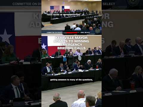 Kerrville mayor admits to missing emergency briefing call