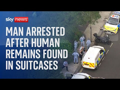 Man arrested in London in connection with human remains found in suitcases in Bristol