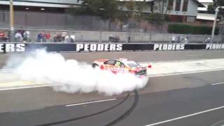 Jamie Whincup Burnout - Celebrating his third V8 Supercars championship