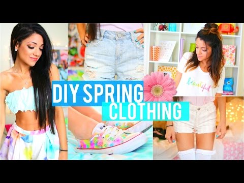 Easy DIY Tumblr Inspired Spring Clothing for Cheap! (No Sew) - UCuVHOs0H5hvAHGr8O4yIBNQ