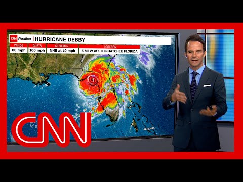 Hurricane Debby makes landfall in Florida