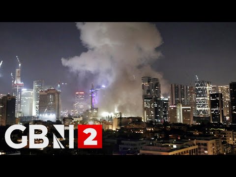 WATCH: View of skylines in Tel Aviv, Jerusalem and Bethlehem amid fresh Iranian strike
