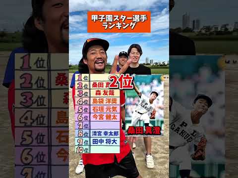 えんどれす【甲子園スター選手ランキング】#スポーツあるある #スポーツ #スポーツやろうよ #野球 #あるある
