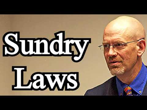 Sundry Laws - Dr. James White Sermon / Holiness Code for Today