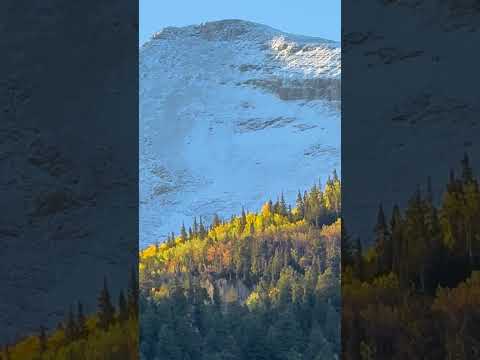 The Mountains around our home in the Rocky Mountains during Autumn #autumn #rockymountain