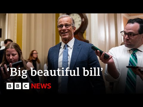 US Senate holds marathon vote on Donald Trump's 'big beautiful bill' | BBC News