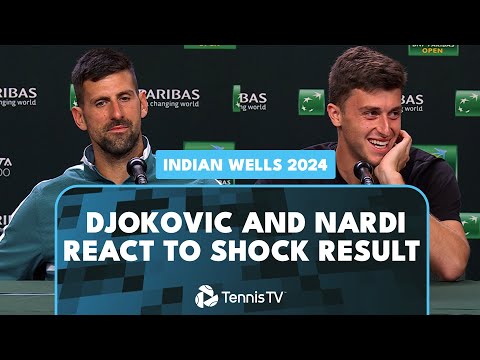 Luca Nardi & Novak Djokovic Press Conferences Reacting To Crazy Upset | Indian Wells 2024