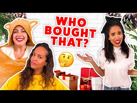 Video: Guessing Who Bought Our Mystery Holiday Gifts! *so random!*