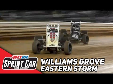 HIGHLIGHTS: USAC AMSOIL National Sprint Cars | Williams Grove Speedway | June 16, 2023 - dirt track racing video image