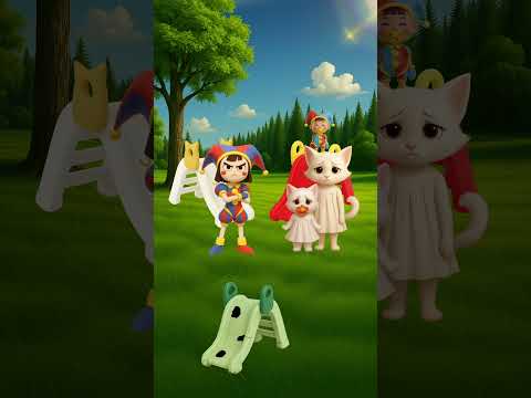 Help Luna & Kitty get their REAL slide🤧😿 Guys!🛝 #shorts