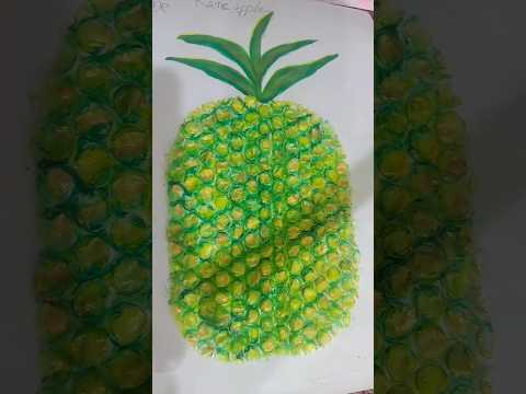 pineapple 🍍 art #shots #youtubeshorts #explore #india #art #samina nsr #shorts #trending #viral