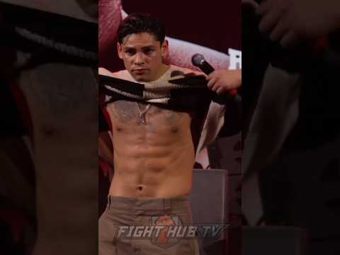 Ryan garcia crashes nate diaz press conference! Shows shape ahead of haney fight!