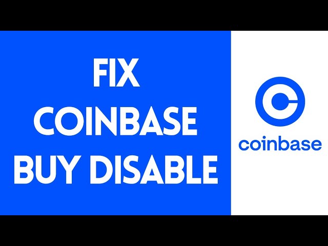 coinbase disabled
