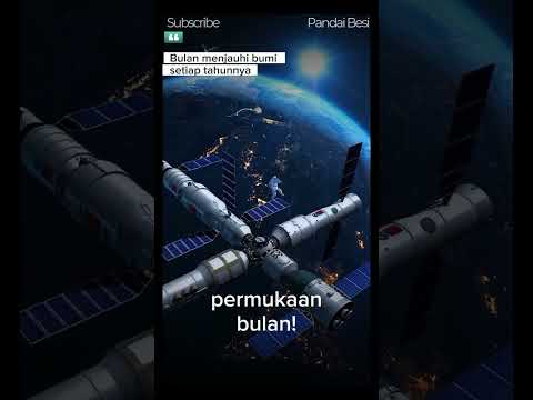 Bulan menjauhi bumi setiap tahunnya?! #shortvideo #shorts #faktamenarik #faktaunik