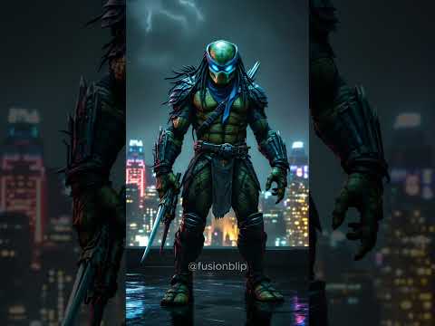Predator Fusions 🌪👀 #aifusion #aishorts #aivideo #predator #aishorts #wolverine