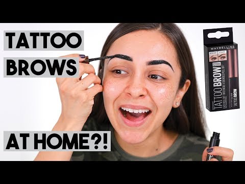 MAYBELLINE TATTOO BROW PEEL OFF TINT REVIEW - TrinaDuhra - UC8mcIi-QT6tSDC0pEmcsf2w