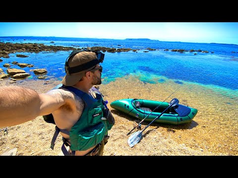 Catch and Cook GIANT SPIDER CRAB | Packrafting | Fishing | Coastal Exploring