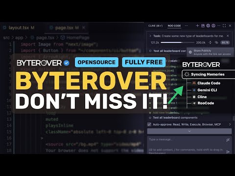 Byterover: This ONE CLICK MCP can Make ANY AI Coder PERFORM 10X BETTER!