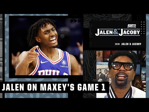 Tyrese Maxey's 38 PTS in Game 1 showed why Jalen Rose voted for him to win Most Improved Player video clip
