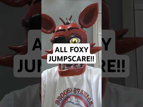ALL FOXY JUMPSCARE! #fnaf #fivenightsatfreddys #trend #fypage #fnaf #jumpscare#shorts#fnaffoxy #foxy