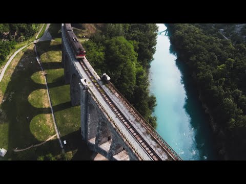 DJI FPV Solkan bridge & Novo mesto SLOVENIA