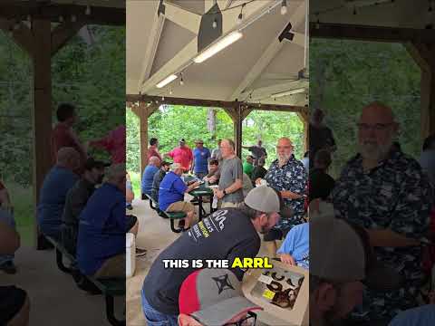 Ham Cookout! Watch Us Enjoying Ourselves at the ARRL Benefit #shorts