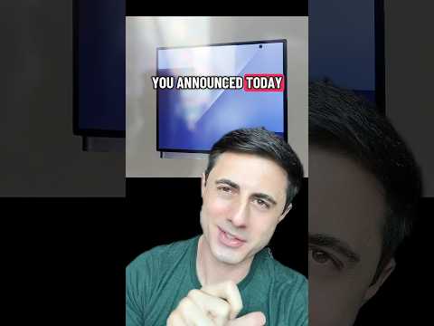 Samsung’s trifold phone that’s a 10” tablet #tech #techtok #samsungtrifold #foldablephone