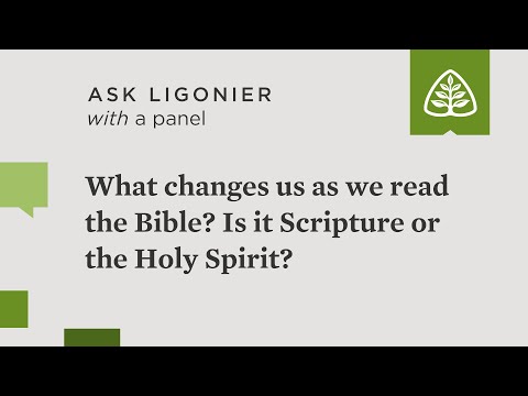 What changes us as we read the Bible? Is it Scripture or the Holy Spirit?