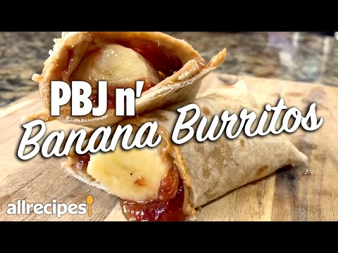 How to Make PBJ & Banana Burritos | At Home Recipes | Allrecipes.com