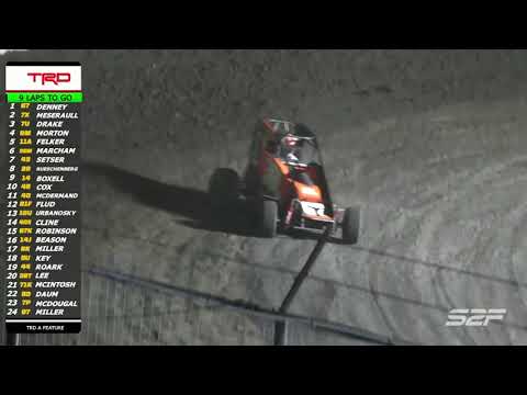 3.22 POWRi National &amp; West Midget League at Port City Raceway | Highlights - dirt track racing video image