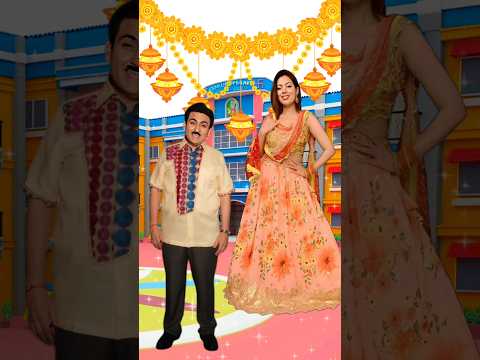 Jethalal Babita Ke Sath Diwali Kaise Manayega? 🤔 #shorts #taibably #shortsfeed