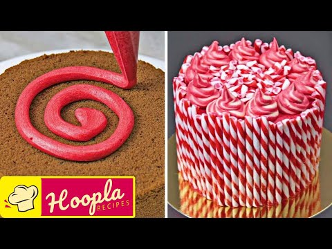 Winter Themed Cupcake Cakes for this Holiday Season! | Christmas Dessert Recipes | Peppermint Cake