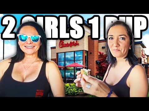 2 Girls 1 Pup: Things Get Awkward in Chick-fil-A Drive Thru