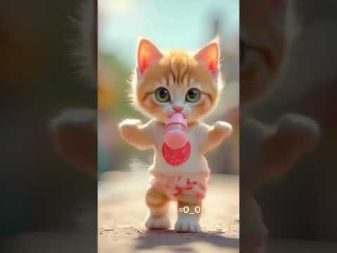 猫の動画サムネイル - #kitten #catdance #猫 #funny