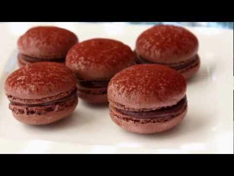 Dark Chocolate Macarons - French Macaron Recipe - Meringue Cookies - UCRIZtPl9nb9RiXc9btSTQNw