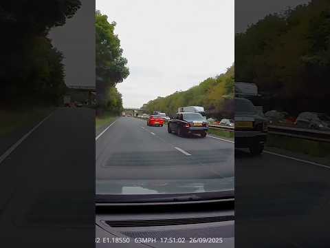 Lane Hogging and Undertaking on a Dual Carriageway #DashCam #Shorts #Driving
