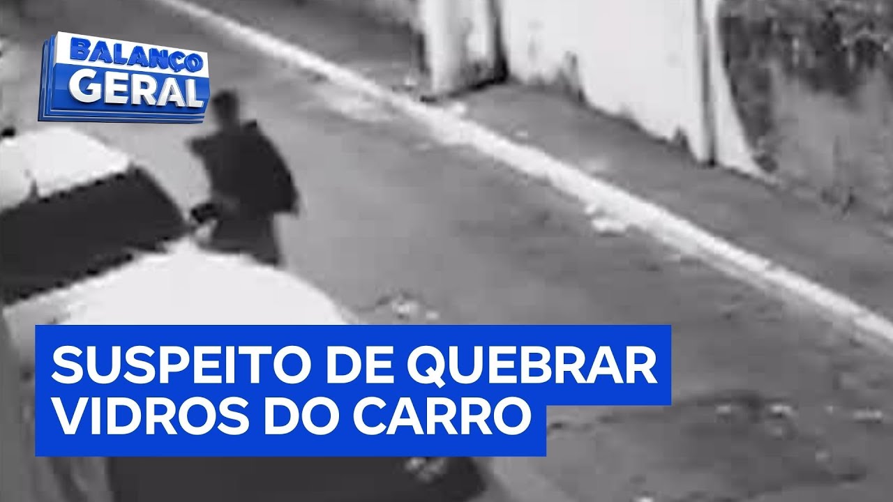 Estrangeiro é preso após quebrar vidros de ônibus e carros em São Paulo