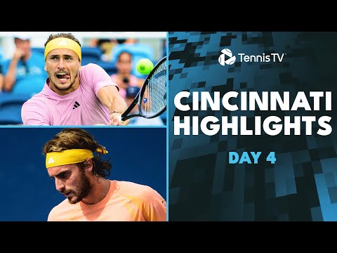 Zverev & Khachanov Battle; Draper Takes On Tsitsipas | Cincinnati 2024 Day 4 Highlights