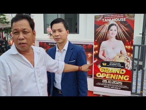 Con trai bầu show Quốc bình chia sẻ tại buổi khai trương BĐS